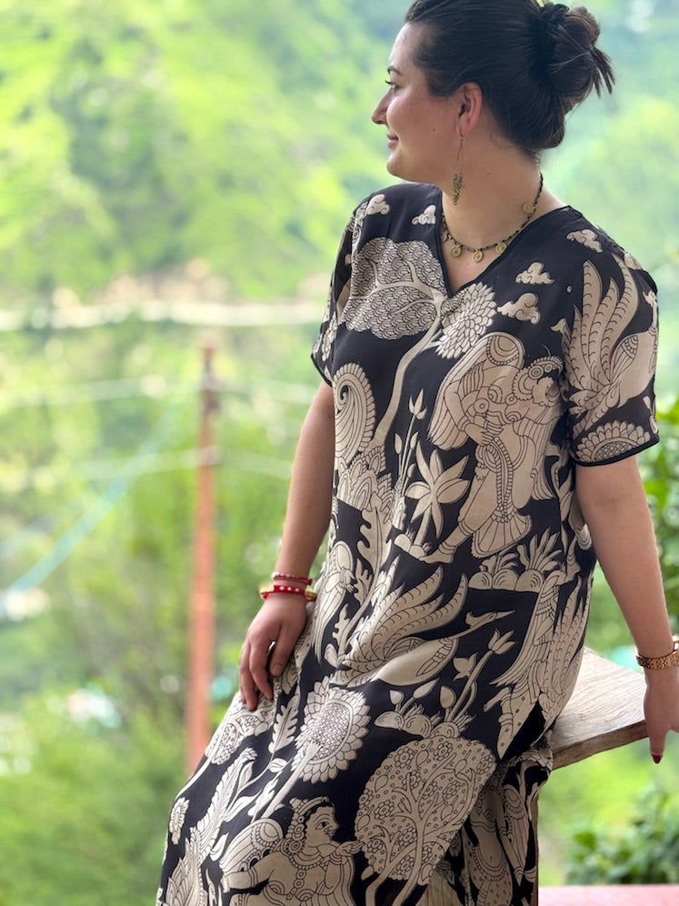 Classic Kalamkari-Pattern Kurti