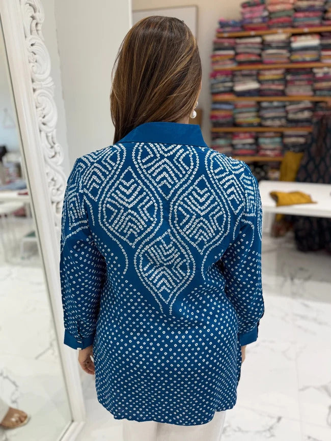 Eloria Bandhani Luxe Shirt