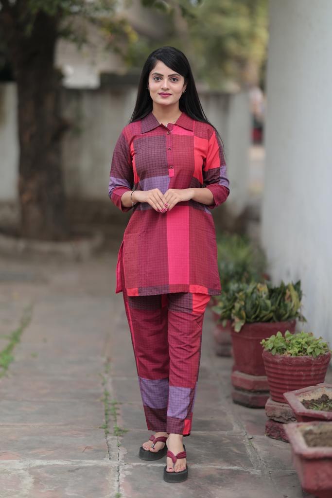Cotton Fabric Co-ords Set for Women