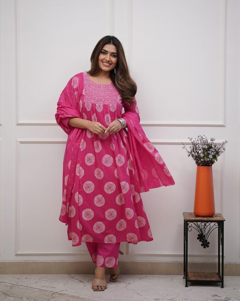 Cotton Print Suit set