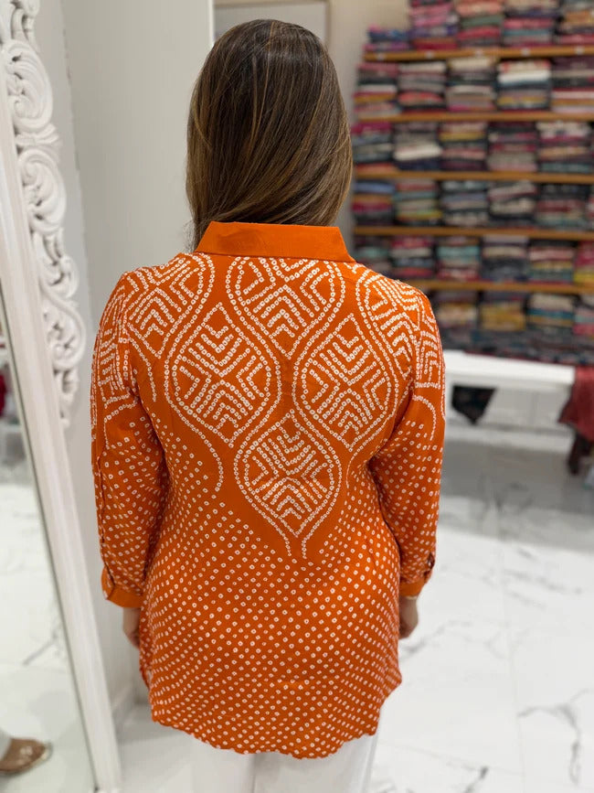 Eloria Bandhani Luxe Shirt