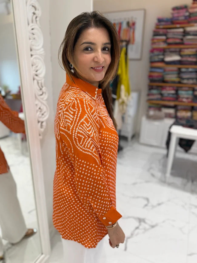 Eloria Bandhani Luxe Shirt