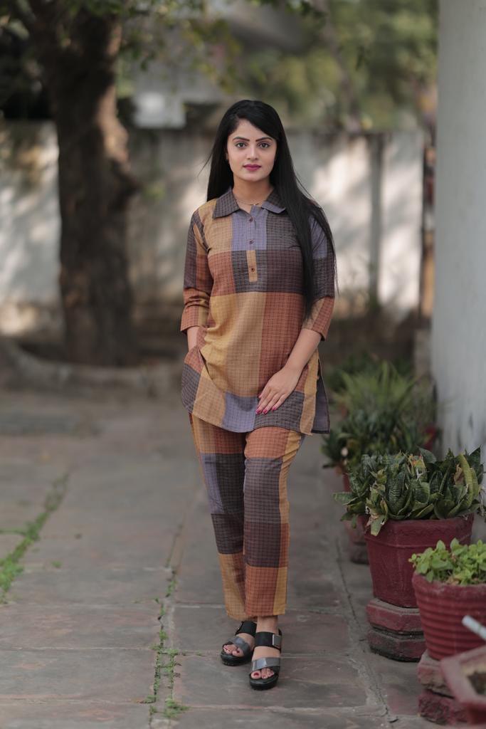 Cotton Fabric Co-ords Set for Women
