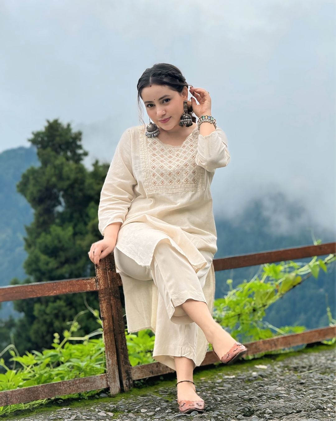 Pure chanderi two piece set