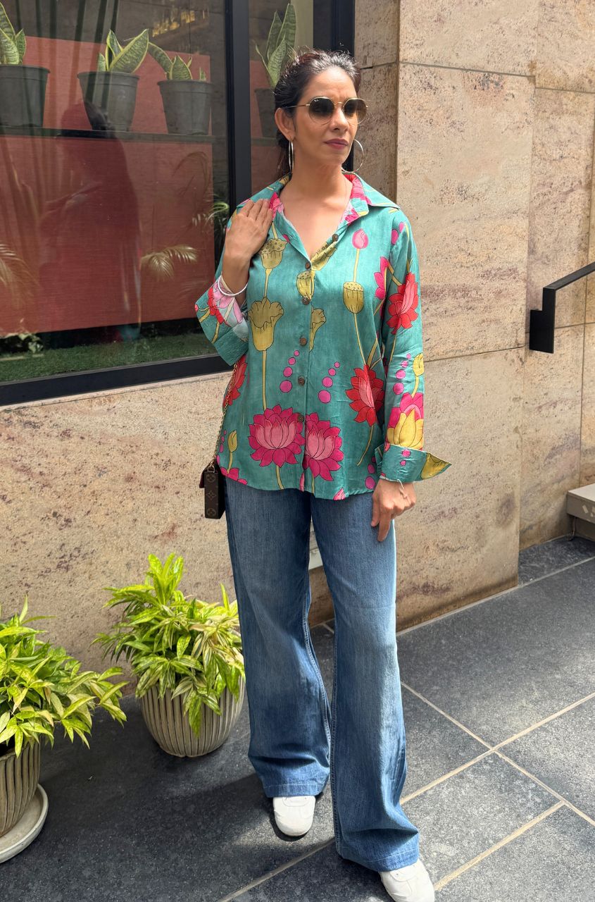 Floral Drift Printed Shirt