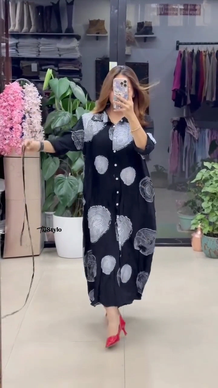 Wooden Print One Piece