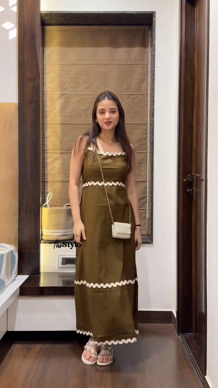 Mahendi Green Maxi One Piece