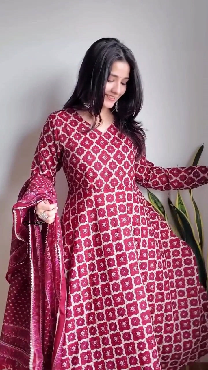 Fusion Heritage Flared Suit Set