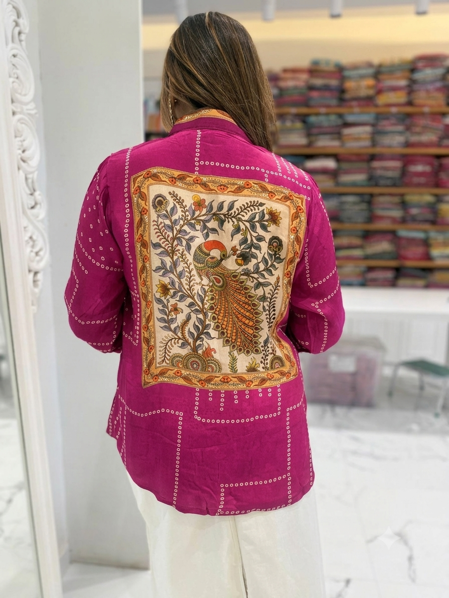 Velisse Signature Print Shirt