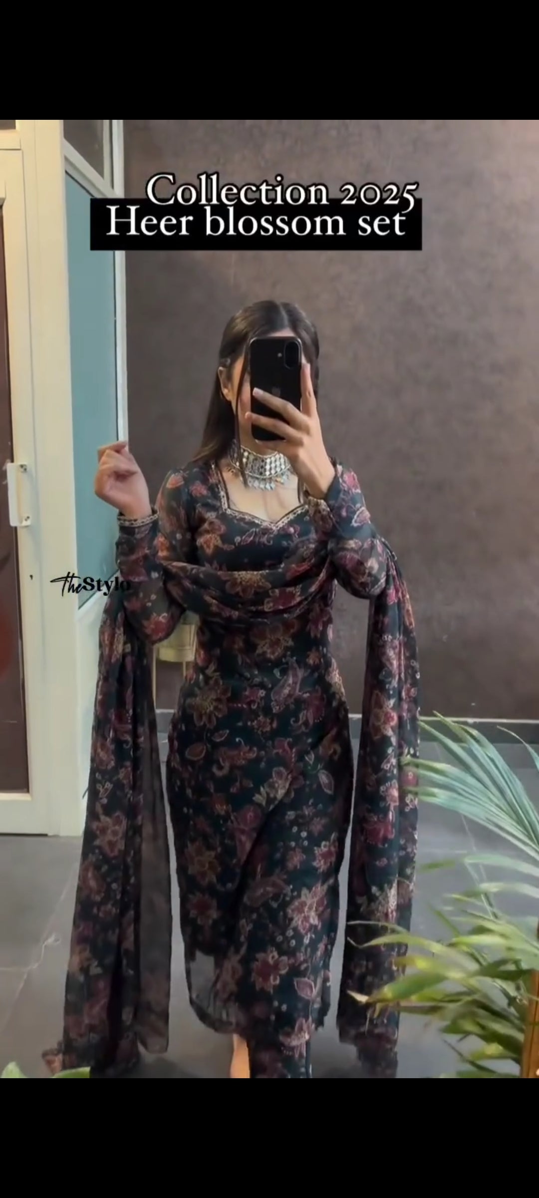 Floral Kurti Suit Set