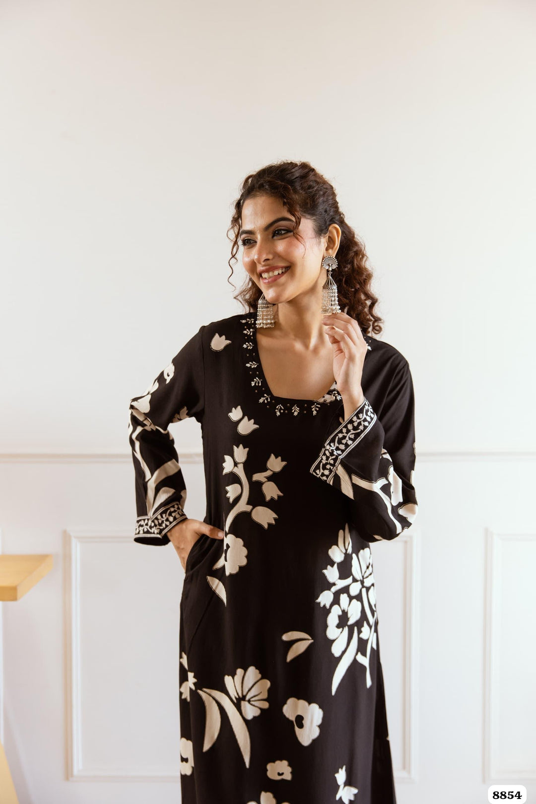 Classic Ethnic Kurti with Palazzo Pant Pair