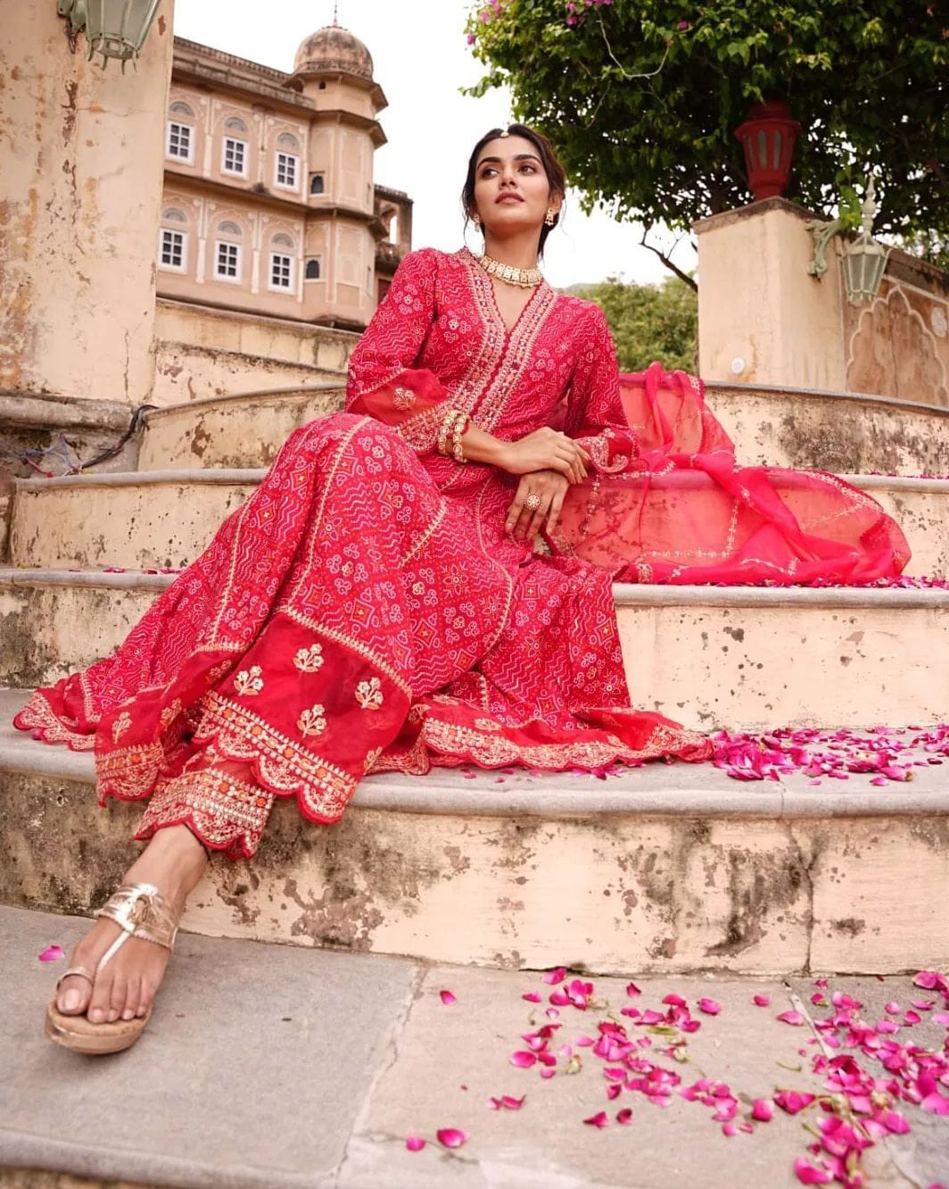 Anarkali Suit Set