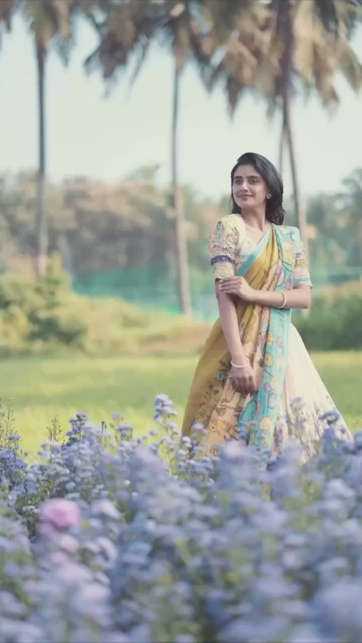 Kalamkari Lehenga Choli